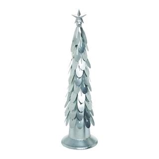 Transpac Metal 24 in. Multicolor Christmas Galvanized Tree 